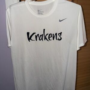 Nike White Krakens Short Sleeve Tee